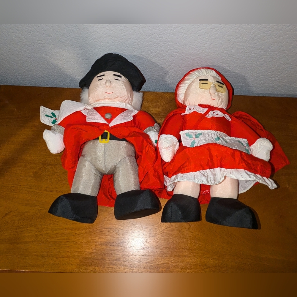 Uncle Mistletoe and Aunt Holly By Marshall Fields 1991 Rare! - Picture 6 of 7